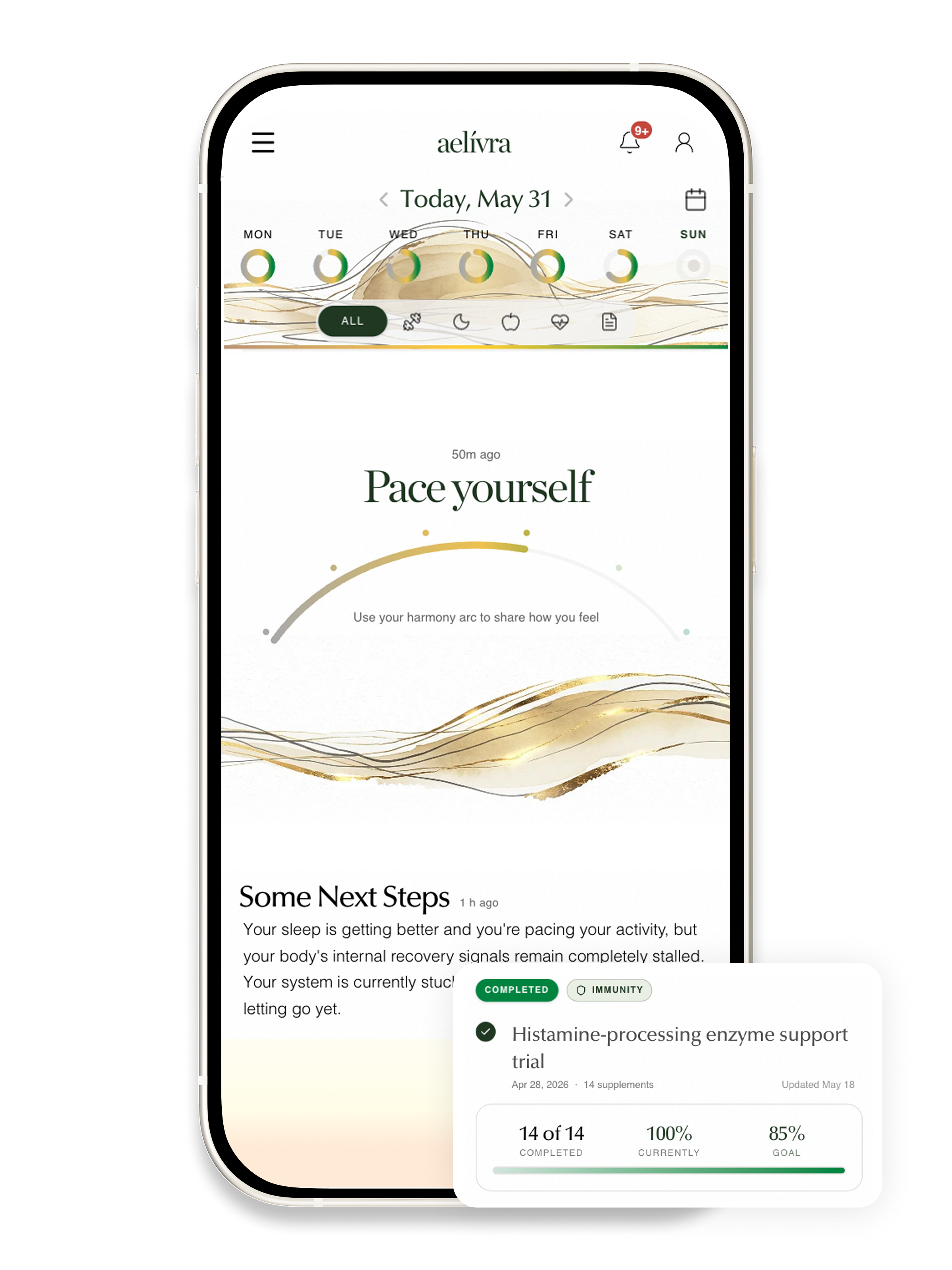 Complete your wellness adventure. One day at a time